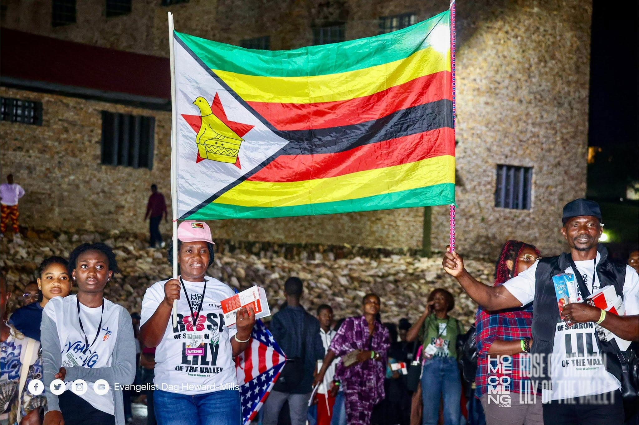 Believers gathered on the mountain for The Homecoming